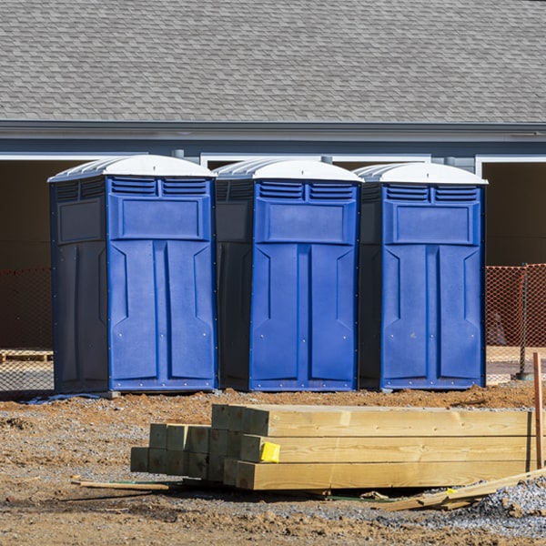 how can i report damages or issues with the porta potties during my rental period in Hillsville PA